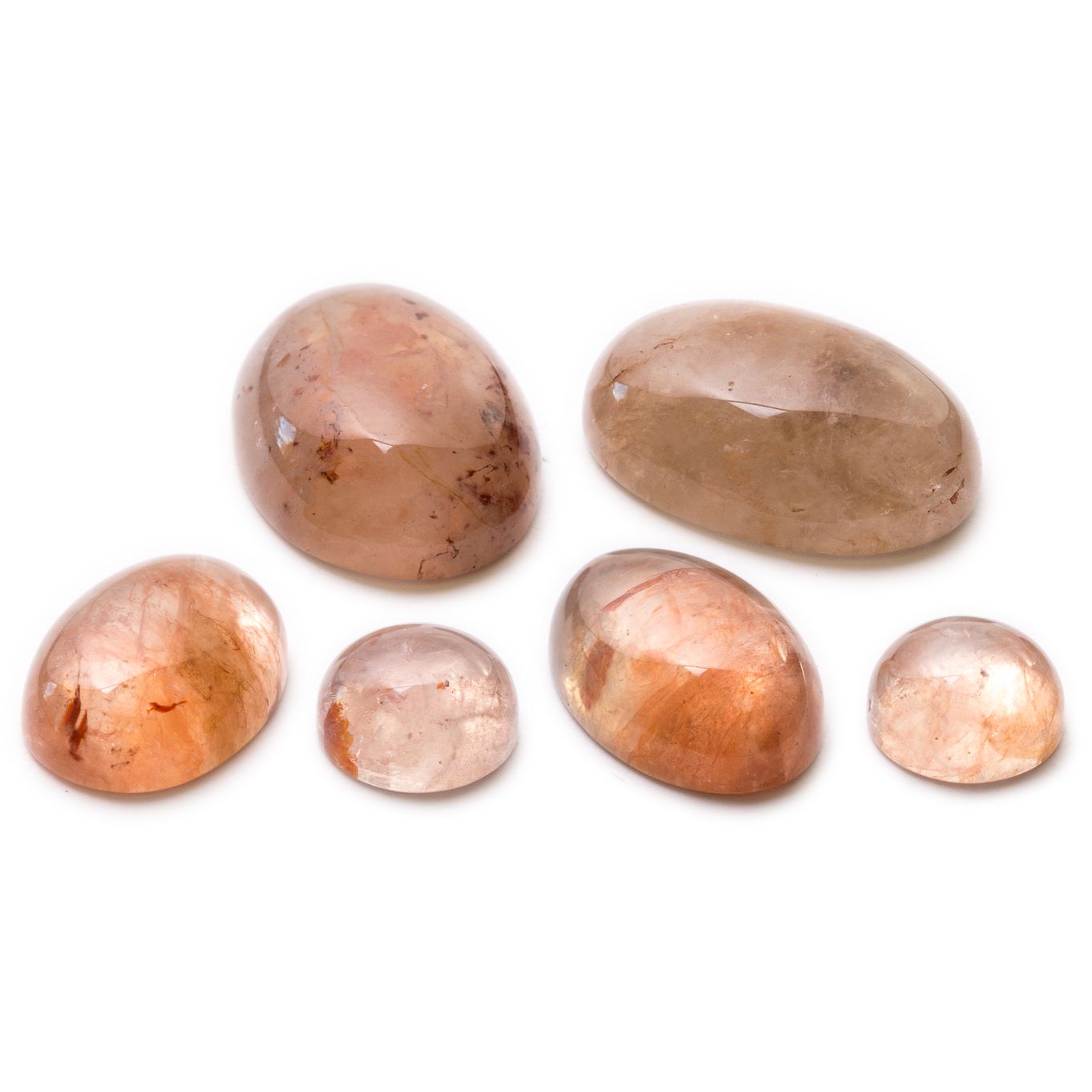 Fire Quartz Cabochons