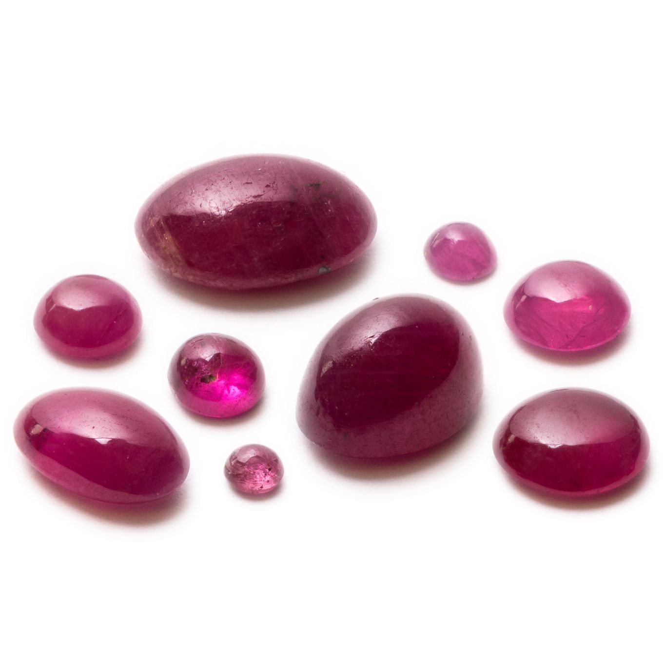 Ruby Cabochons