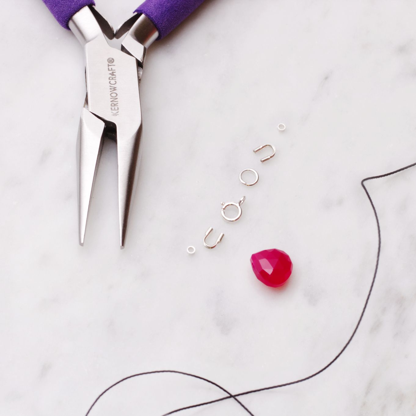 How To Make A Silkon Thread Briolette Necklace