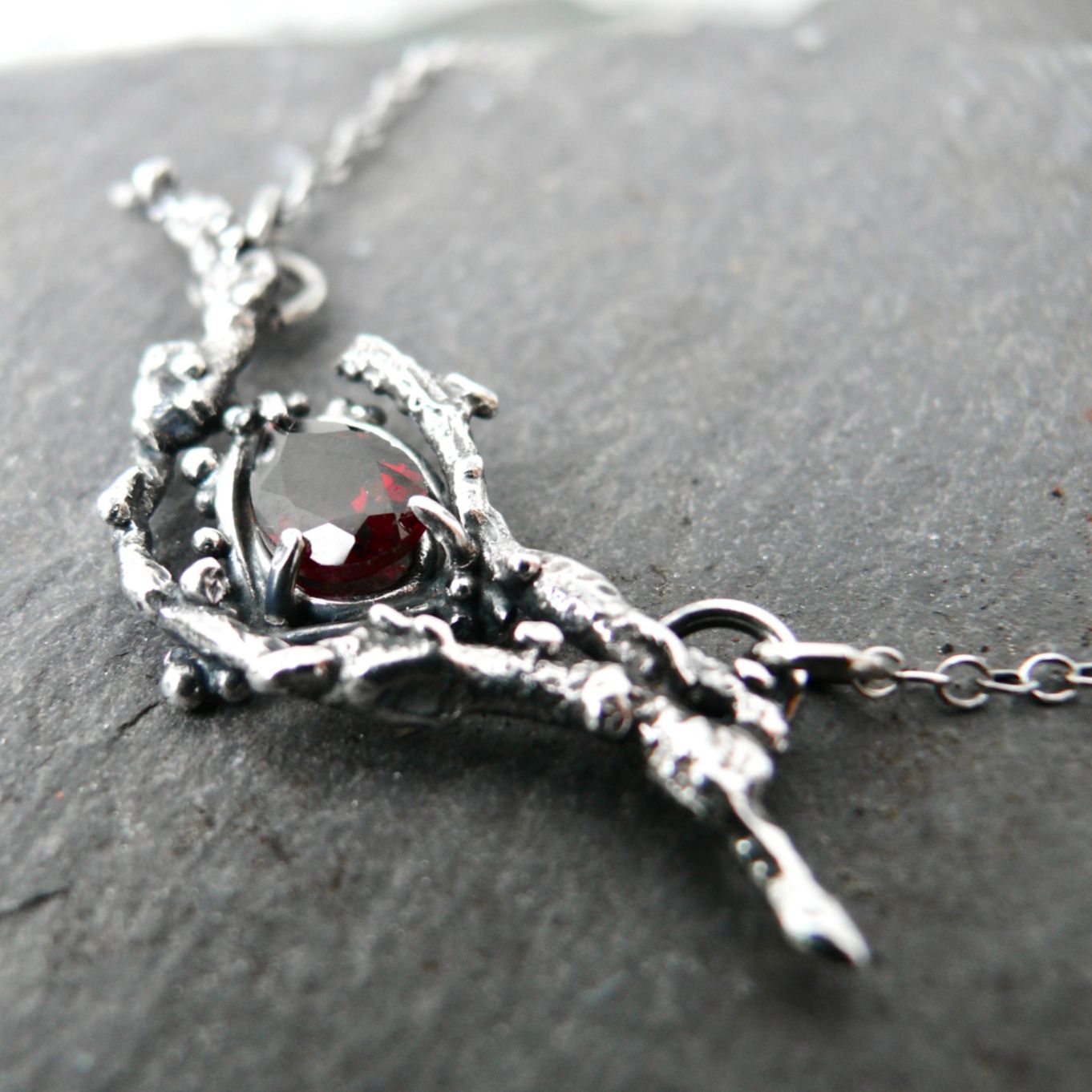 Garnet and black sale jewelry