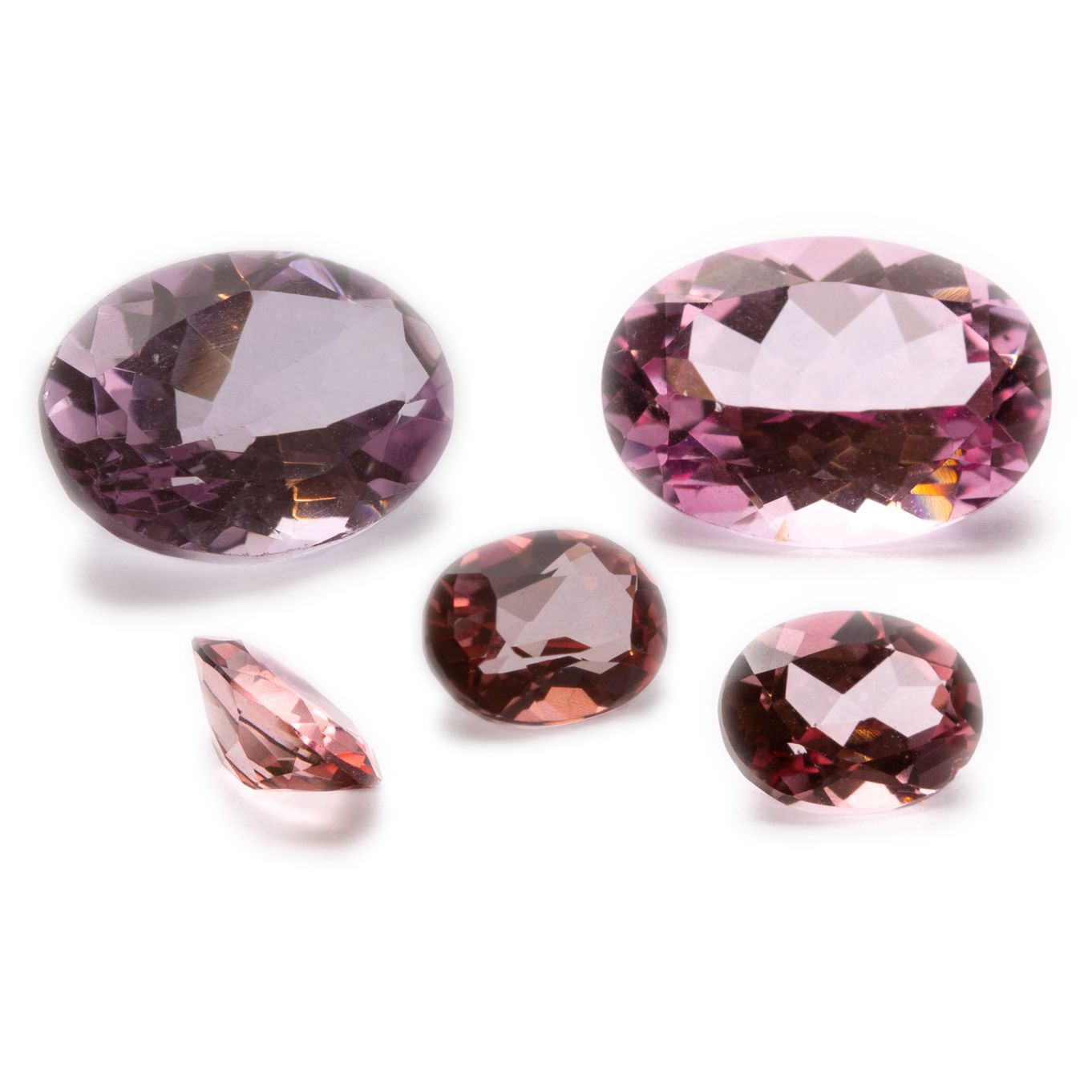 'Morganite' Topaz Faceted Stones