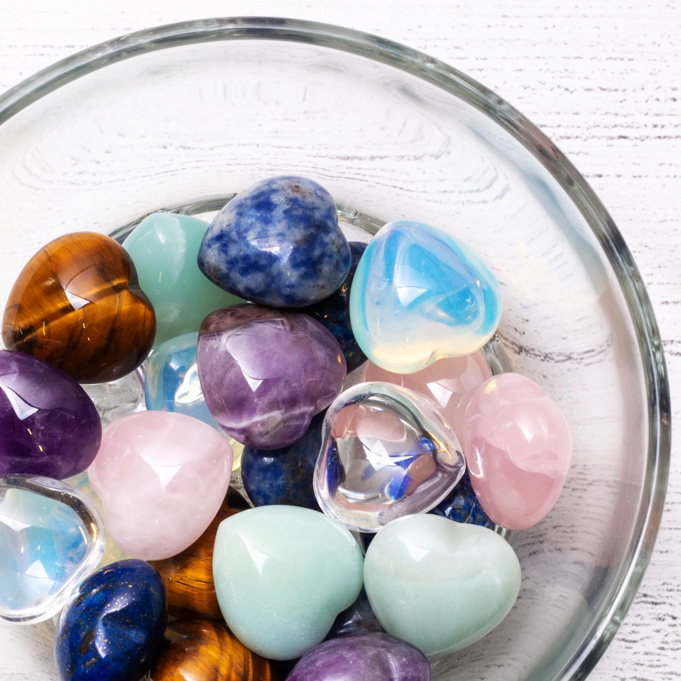 Semiprecious Hearts Collection - Genuine Gem Stones