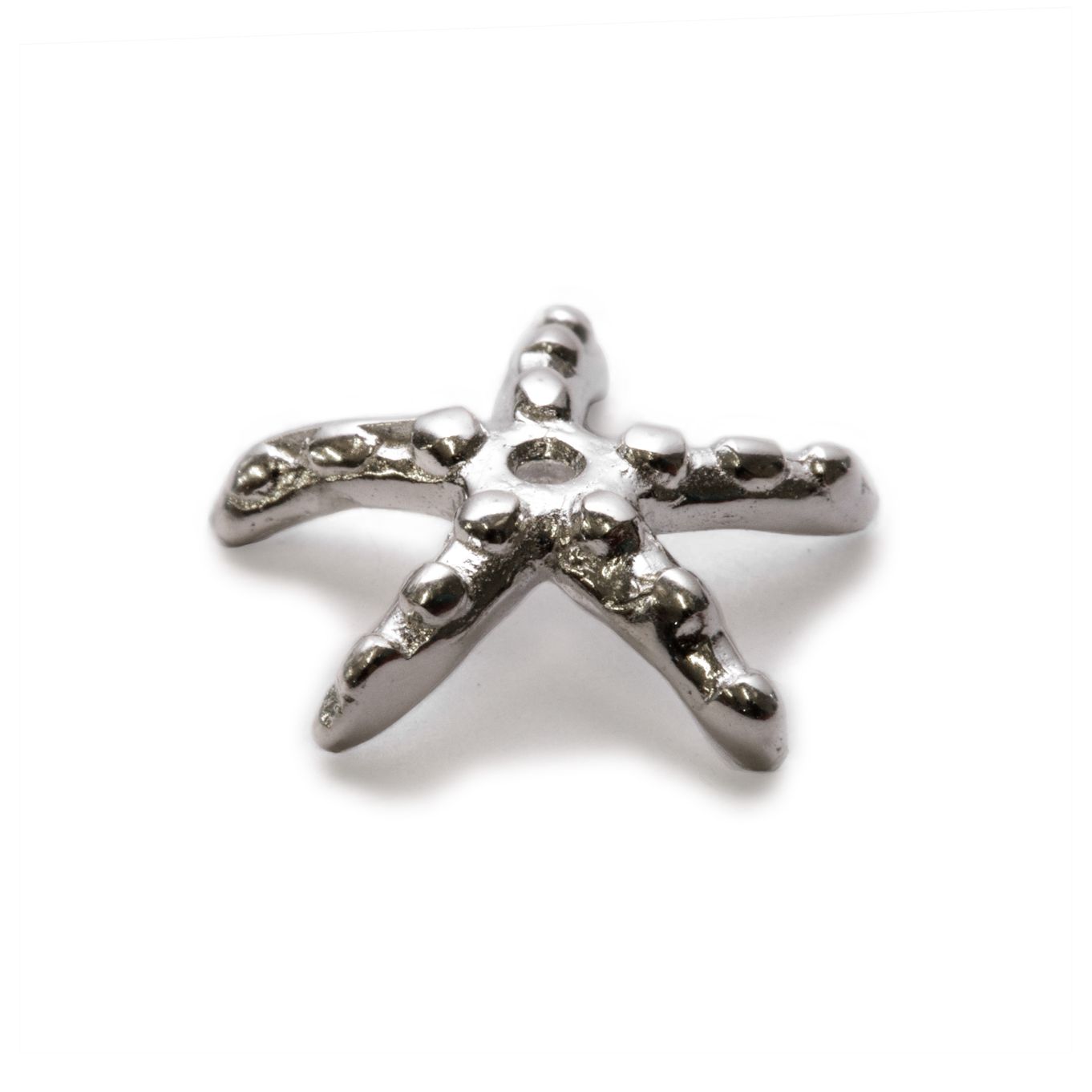 Sterling Silver Starfish Bead Cap