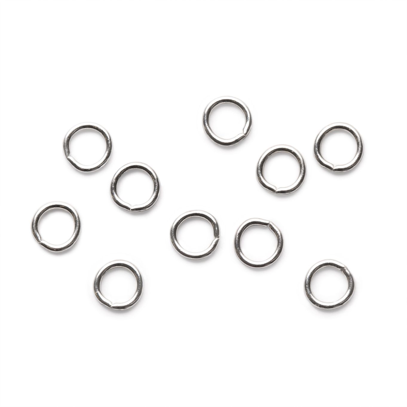 Sterling Silver 3.5mm Round Jump Rings (Pack of 10)