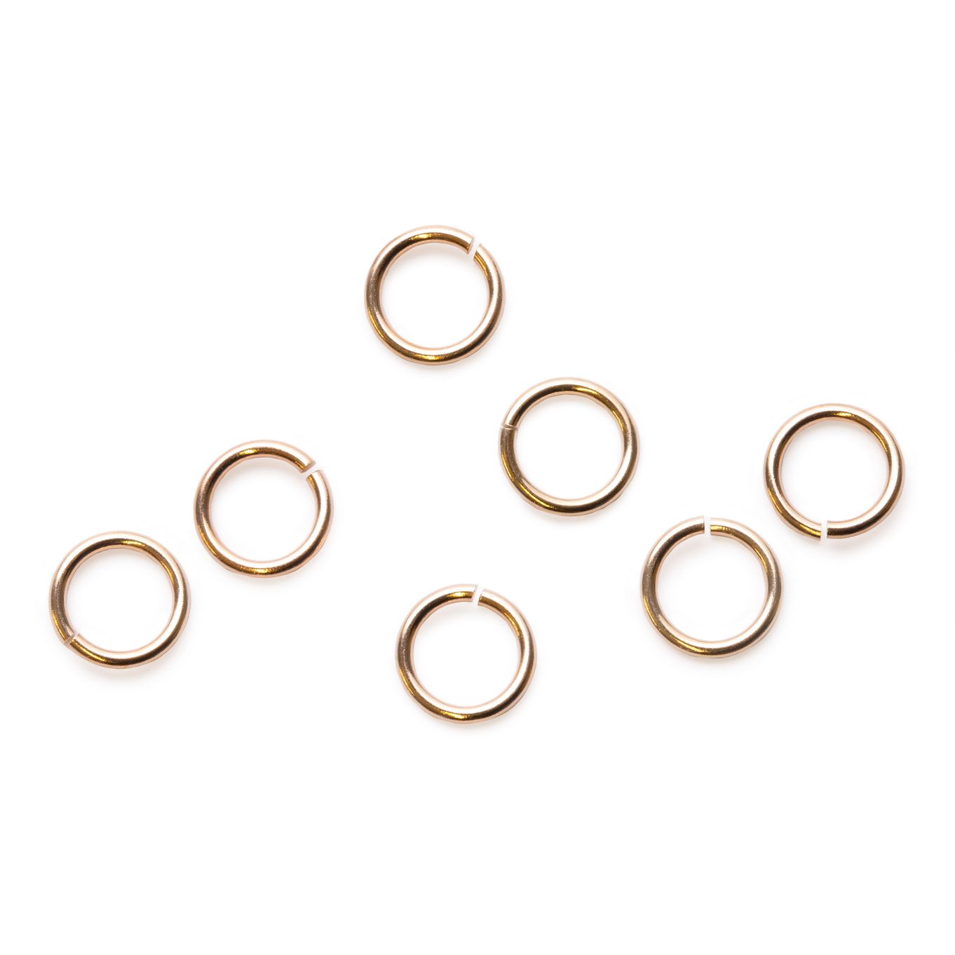 9ct Gold 7mm Round Jump Rings