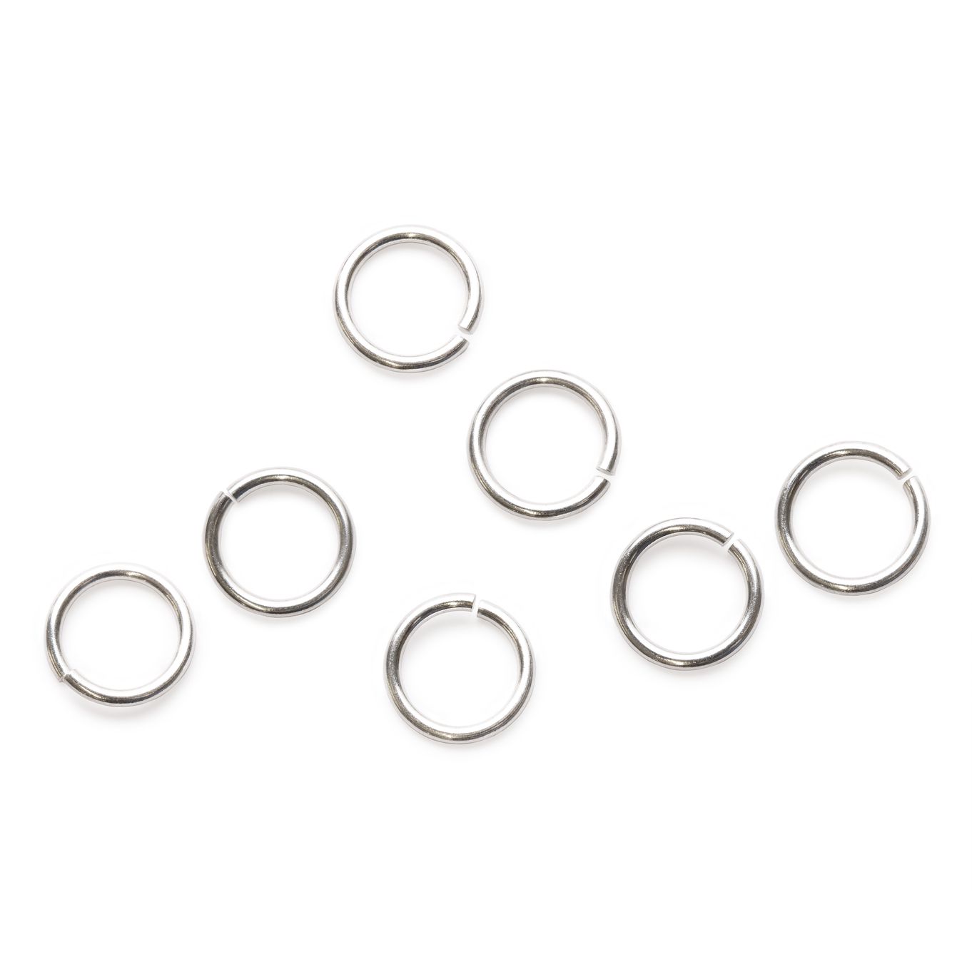 Sterling Silver 10mm Round Jump Rings