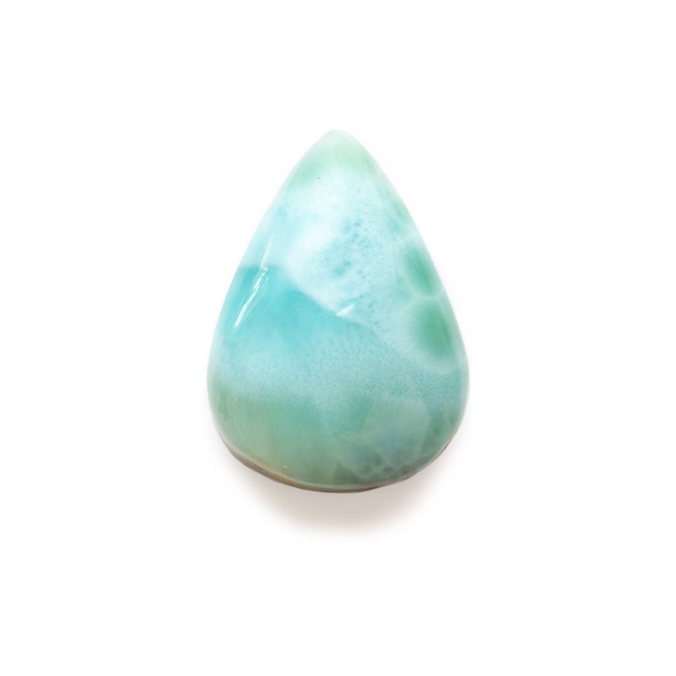 Larimar Freeform Cabochon, Approx 24x18mm