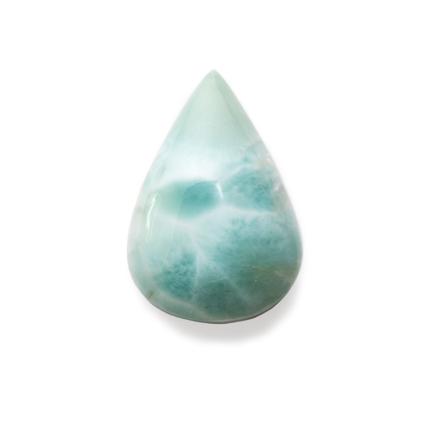Larimar Freeform Cabochon, Approx 26x18mm