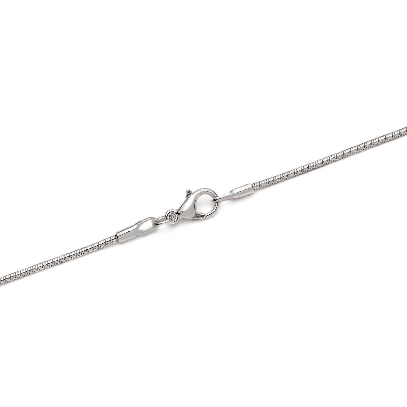 Silver Plated Snake Chain, 45cm Necklet