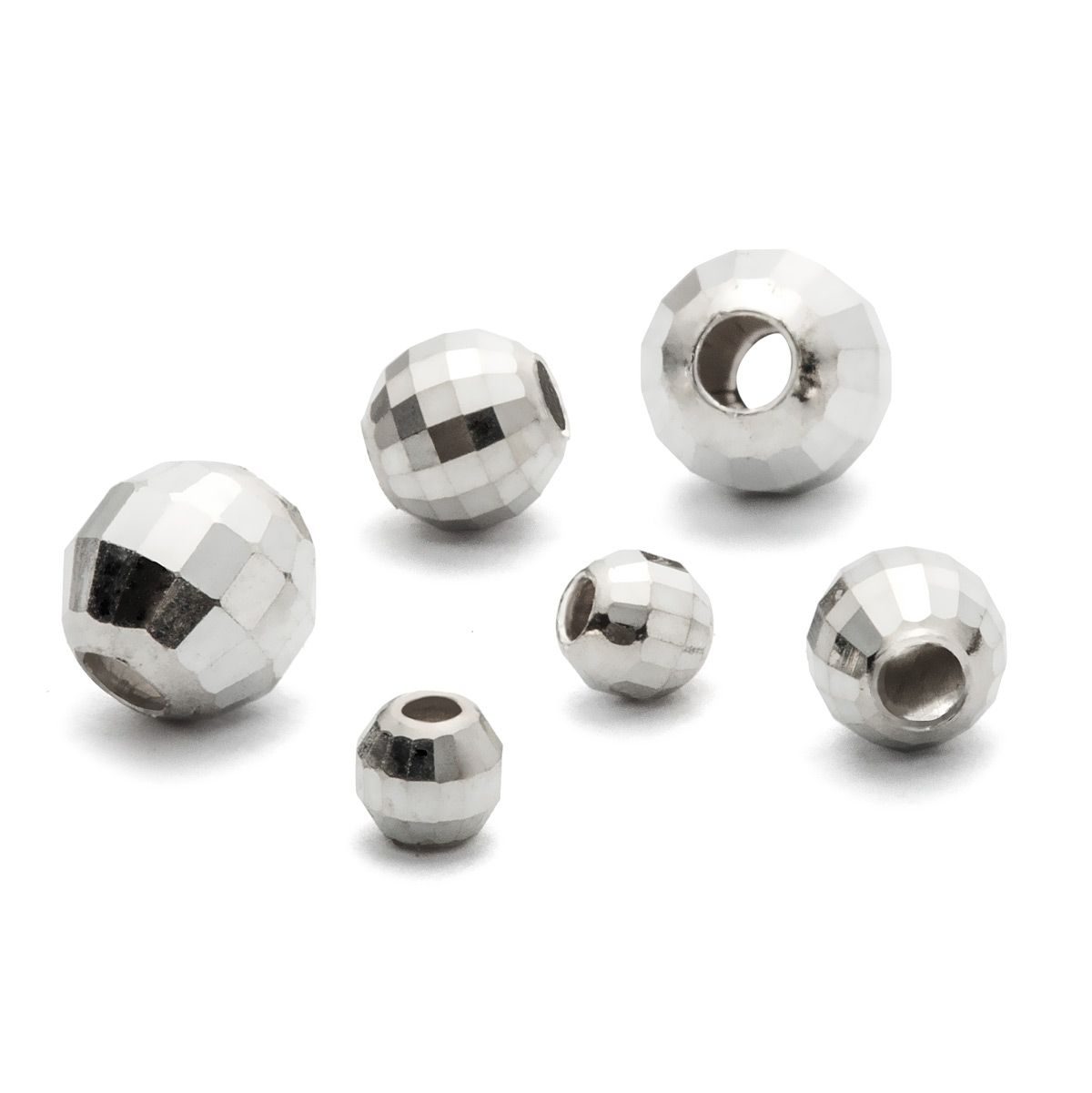 Sterling Silver Disco Beads