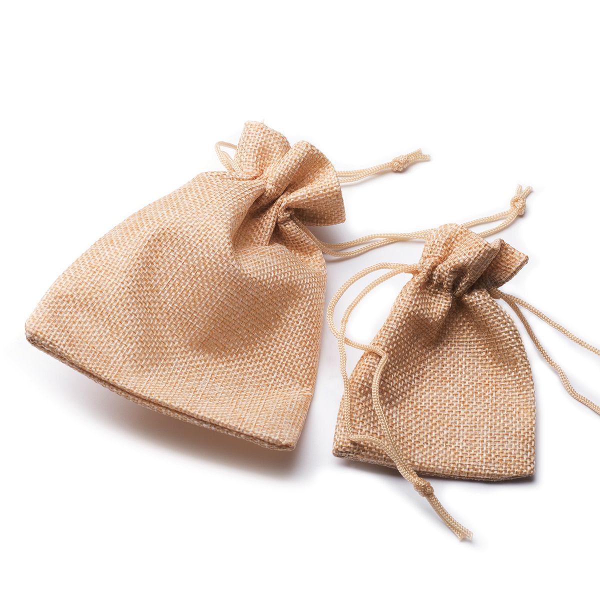 Jute Effect Drawstring Gift Bags Various sizes