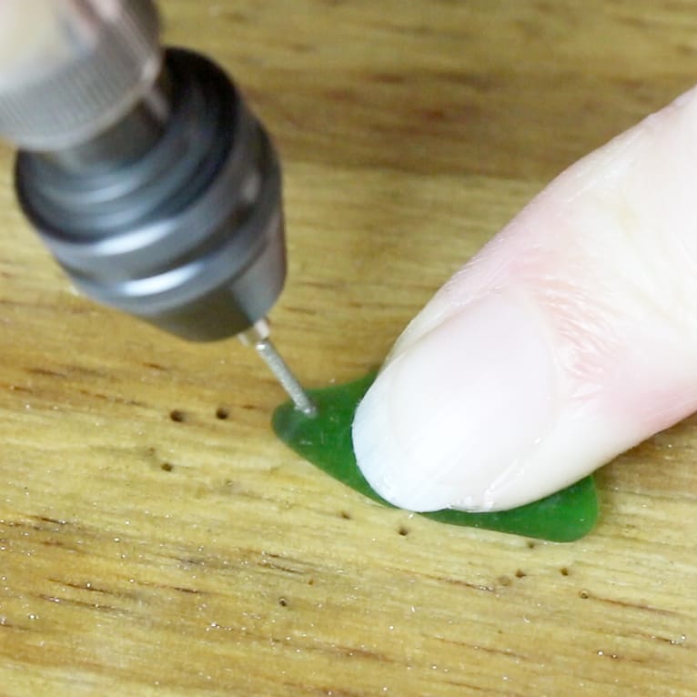 How To Drill Sea Glass For Jewellery Making