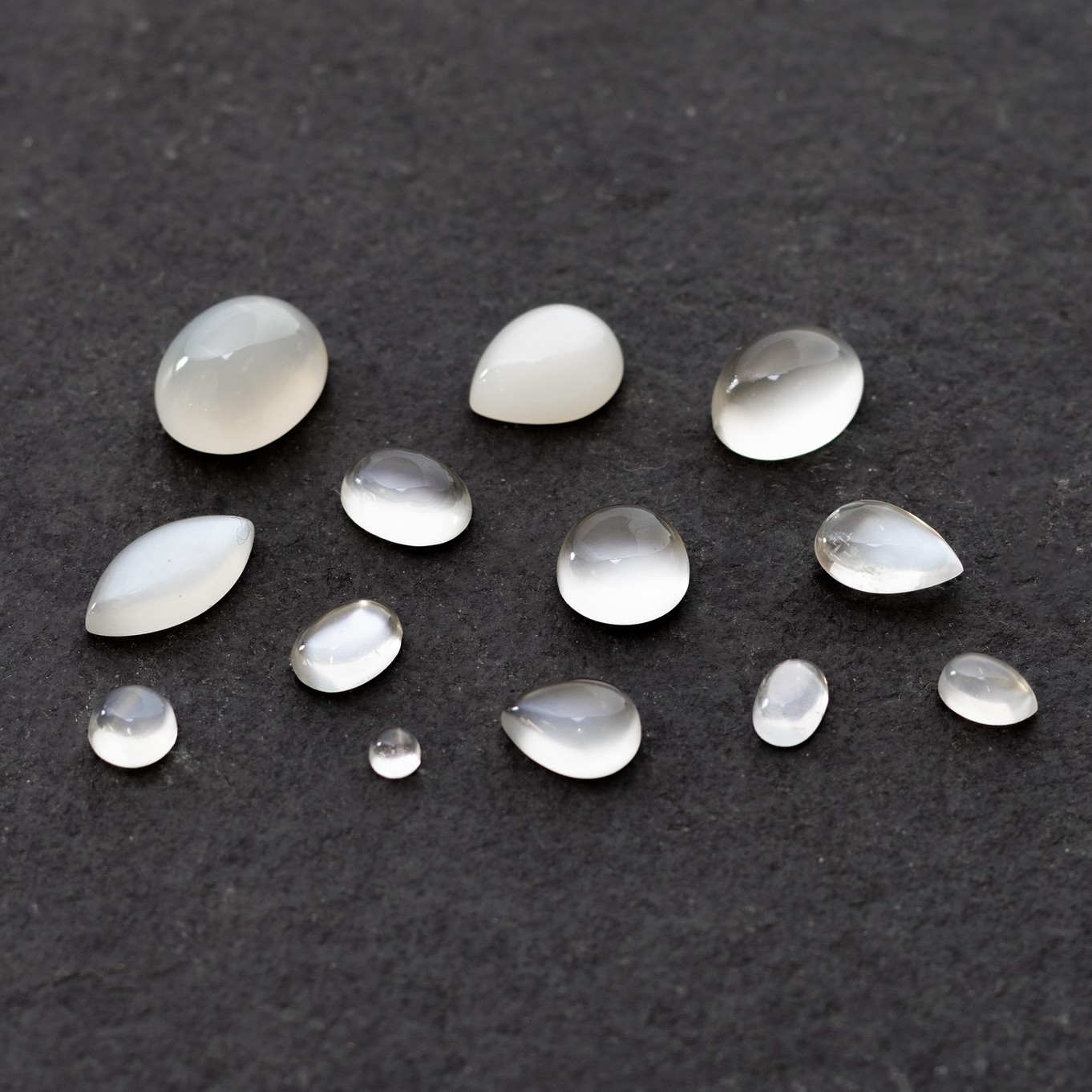 White Moonstone Cabochons