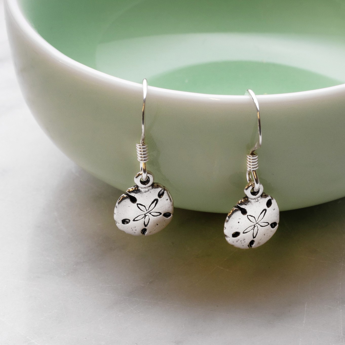 Sand Dollar Charm Earrings