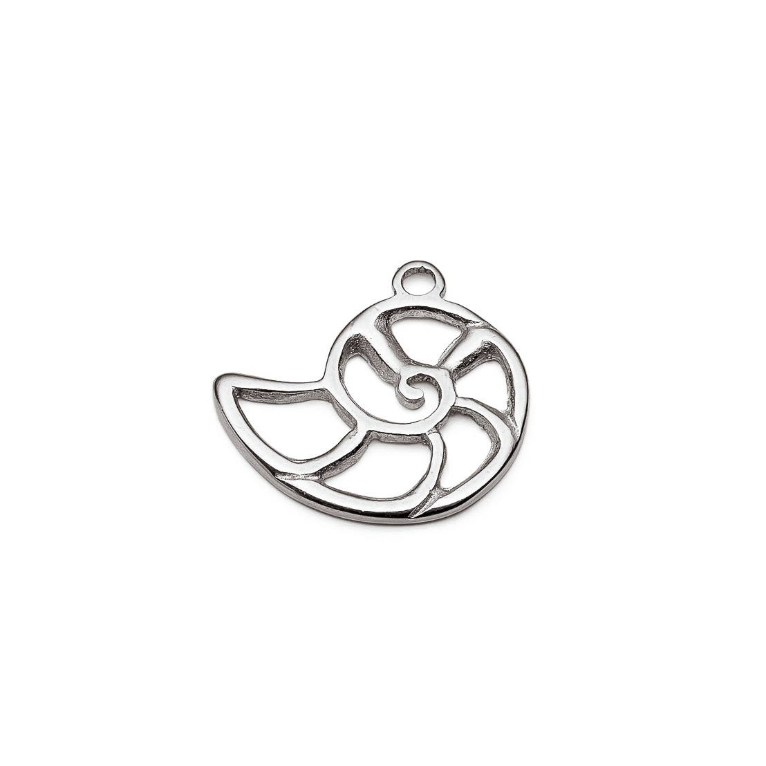 Sterling Silver Nautilus Charm