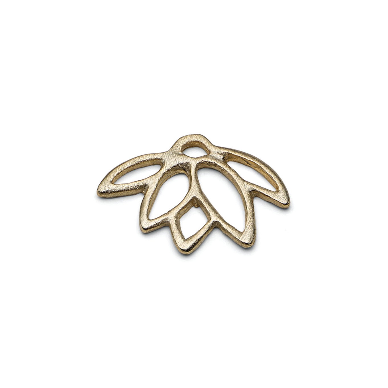 14ct Gold Vermeil Lotus Flower Charm