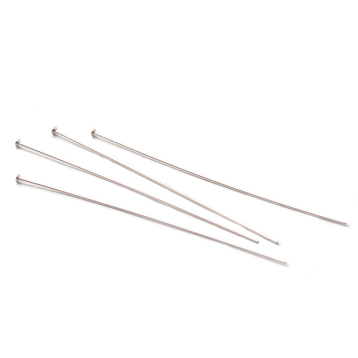 Sterling Silver 50mm Headpins (Pack of 10)