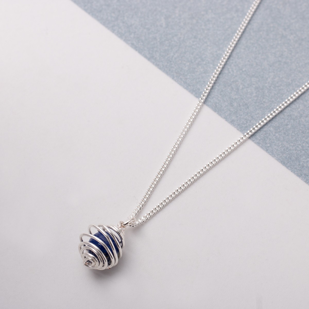 Spiral Pendant Necklace