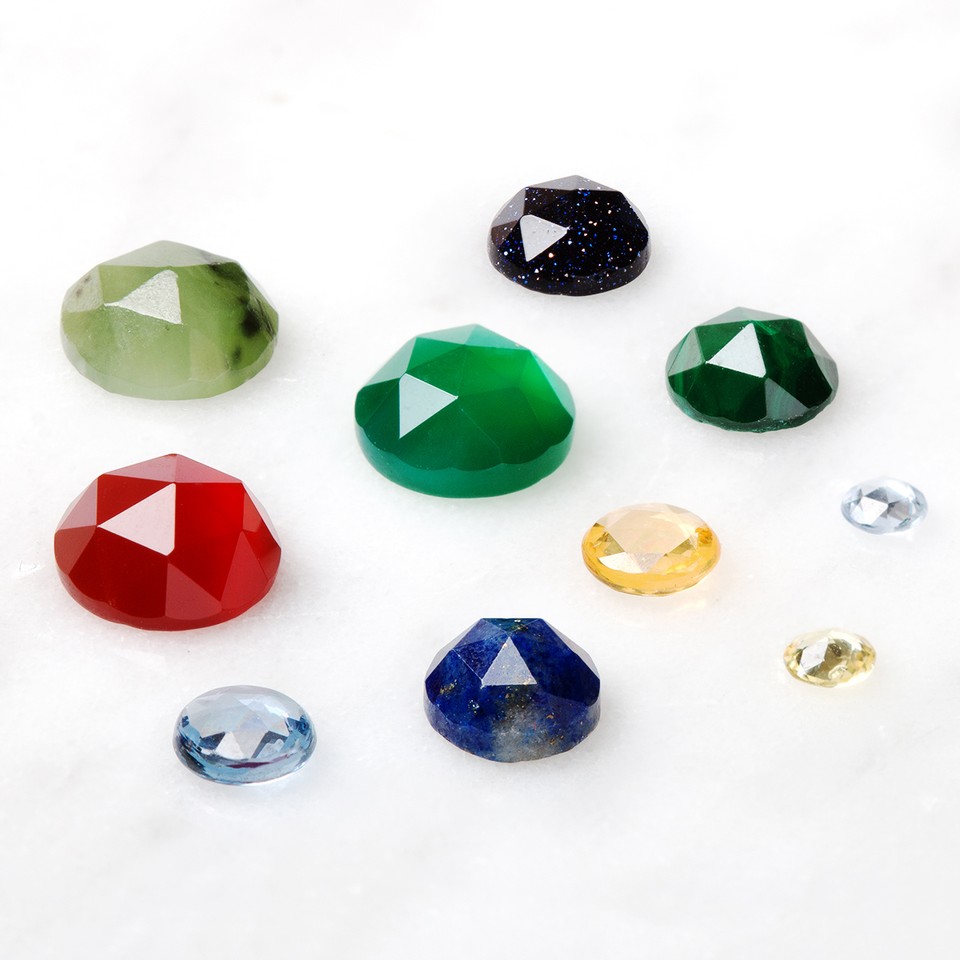 Faceted Top Cabochons