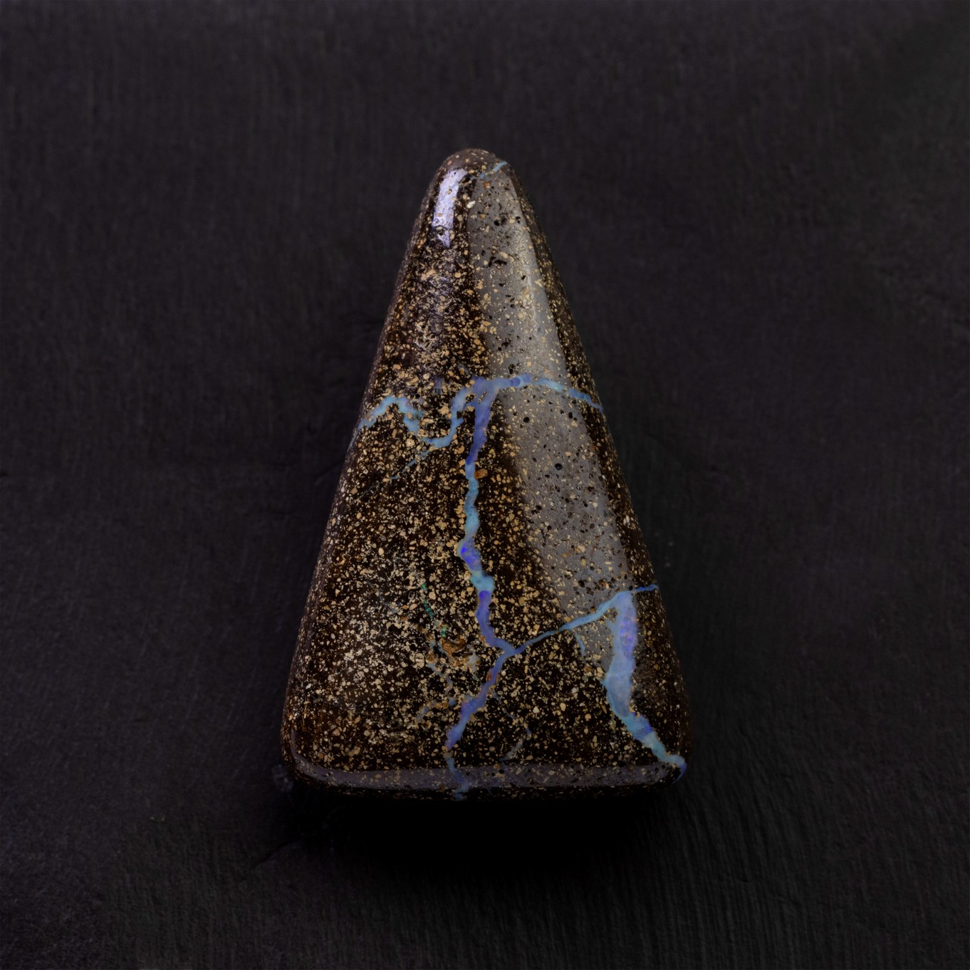 Freeform Australian Boulder Opal, Approx 29x18mm