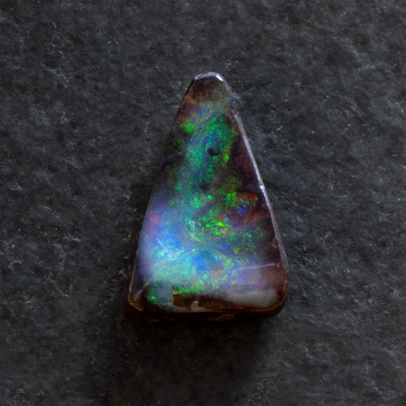 Freeform Australian Boulder Opal, Approx 11.5x7.5mm