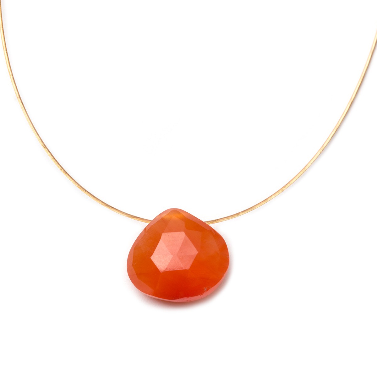 Carnelian Briolette Necklace