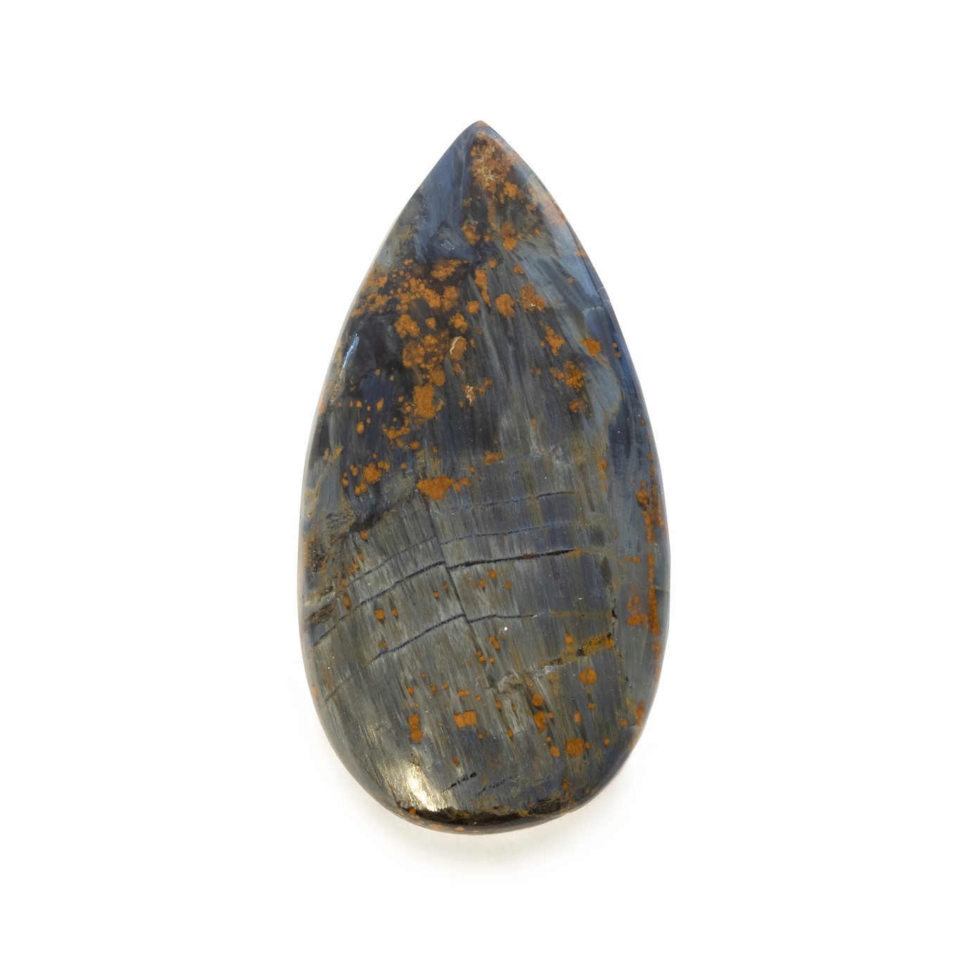 Pietersite Freeform Cabochon, Approx 38.5x20mm