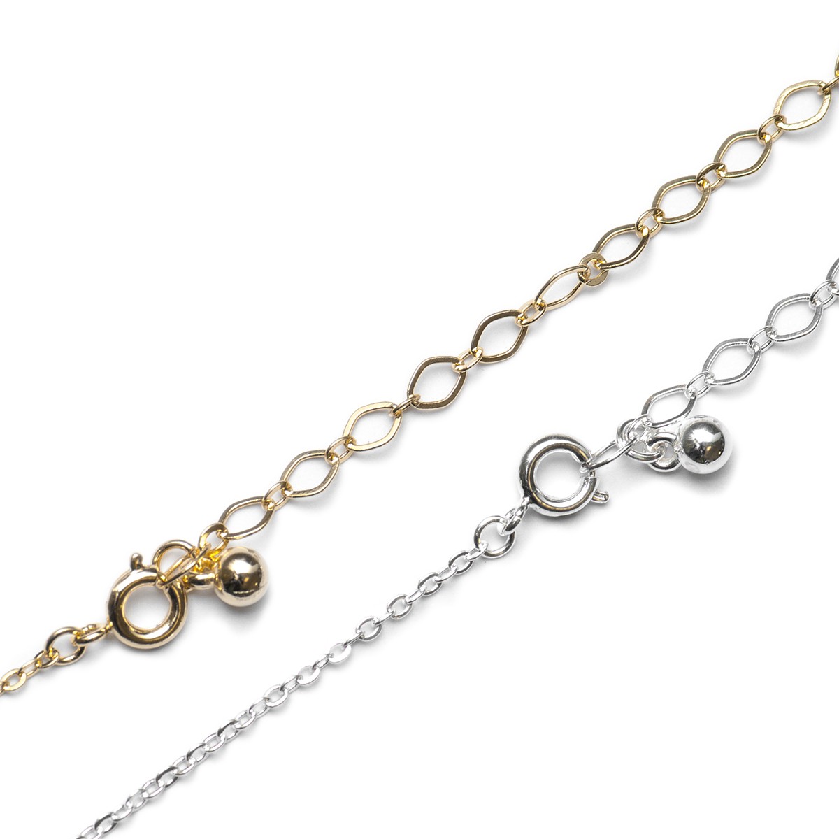 Plated Fine Trace Chain, 45cm Necklet With 65mm Extender Chain