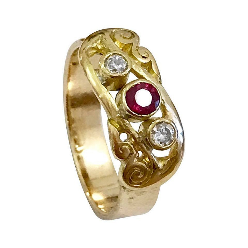 ruby gemstone jewellery designs