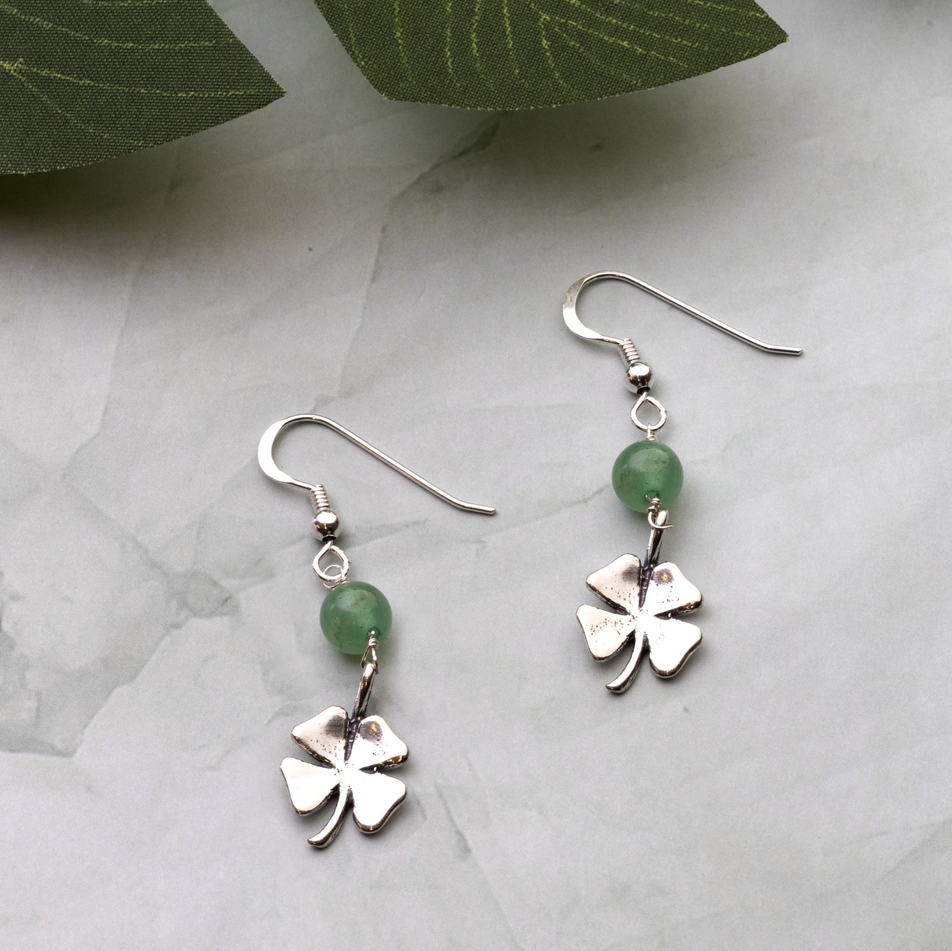 St. Patrick's Lucky Clover Charm Earrings