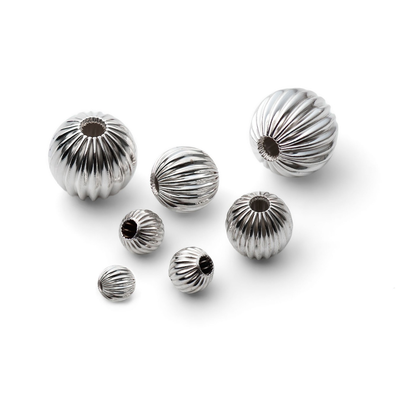 LS214-Sterling Silver-Corrugated-Round-Beads-Kernowcraft.jpg