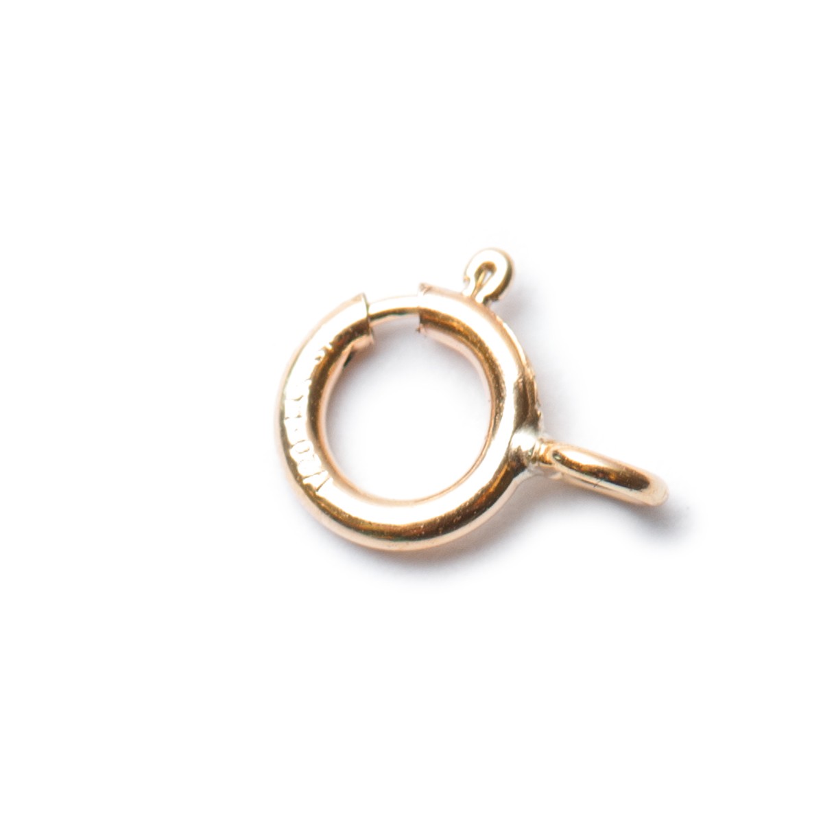 Gold Filled 5mm Bolt Ring with Closed Ring