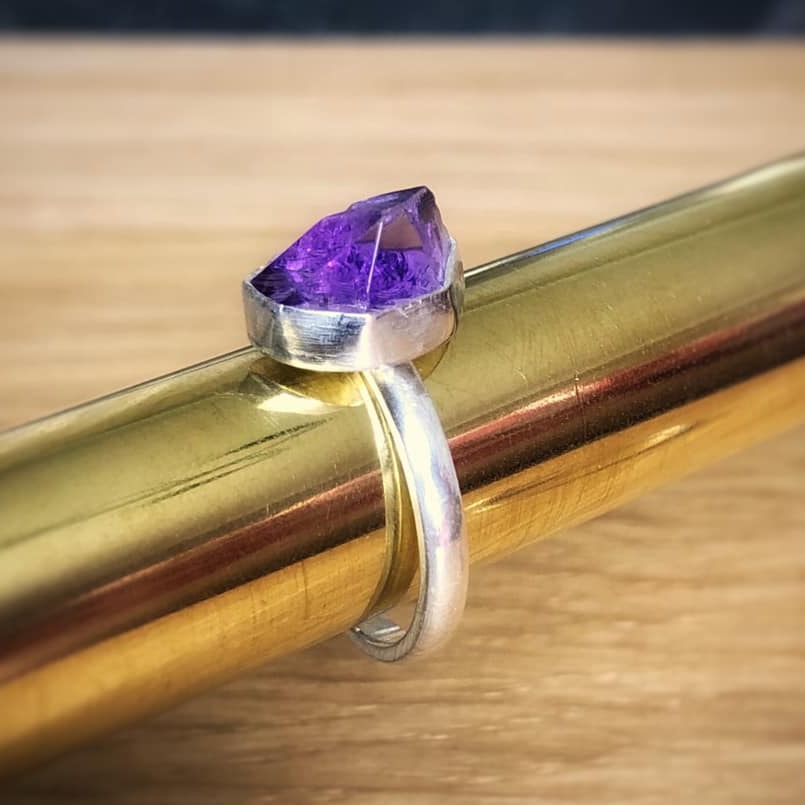 handmade amethyst jewellery