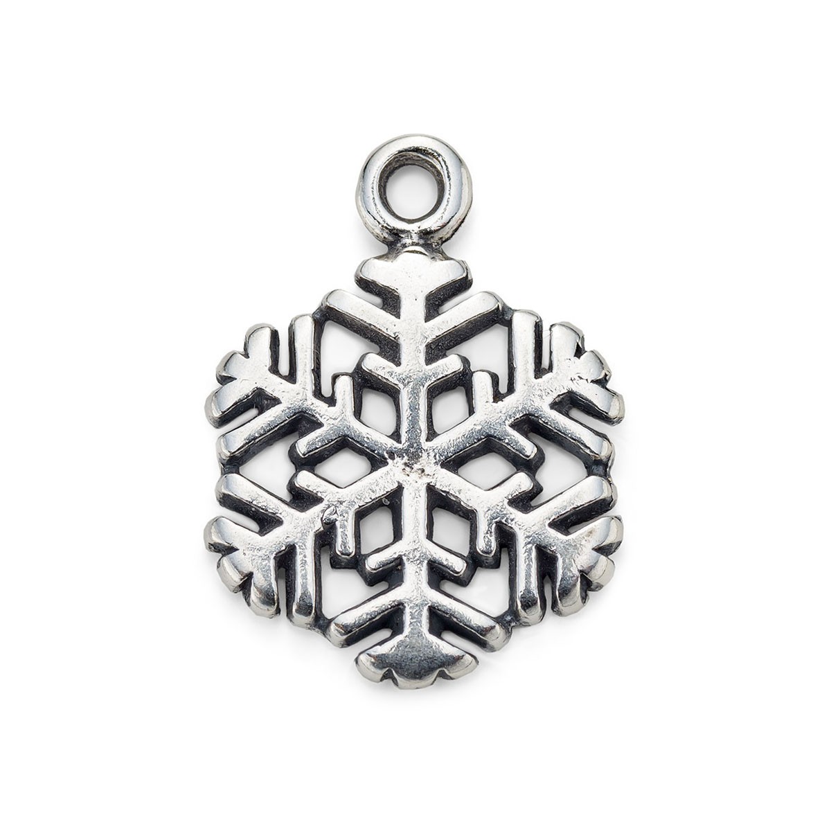 Sterling Silver Snowflake Charm