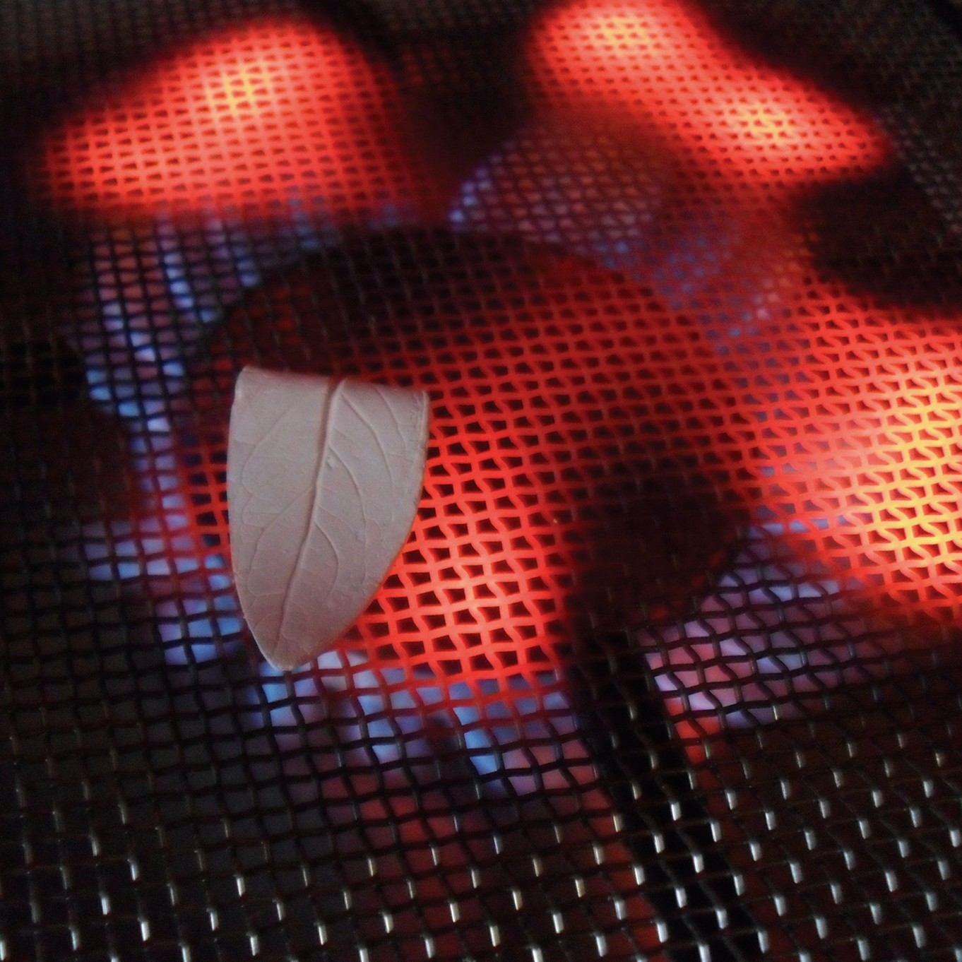 metal clay on gas hob