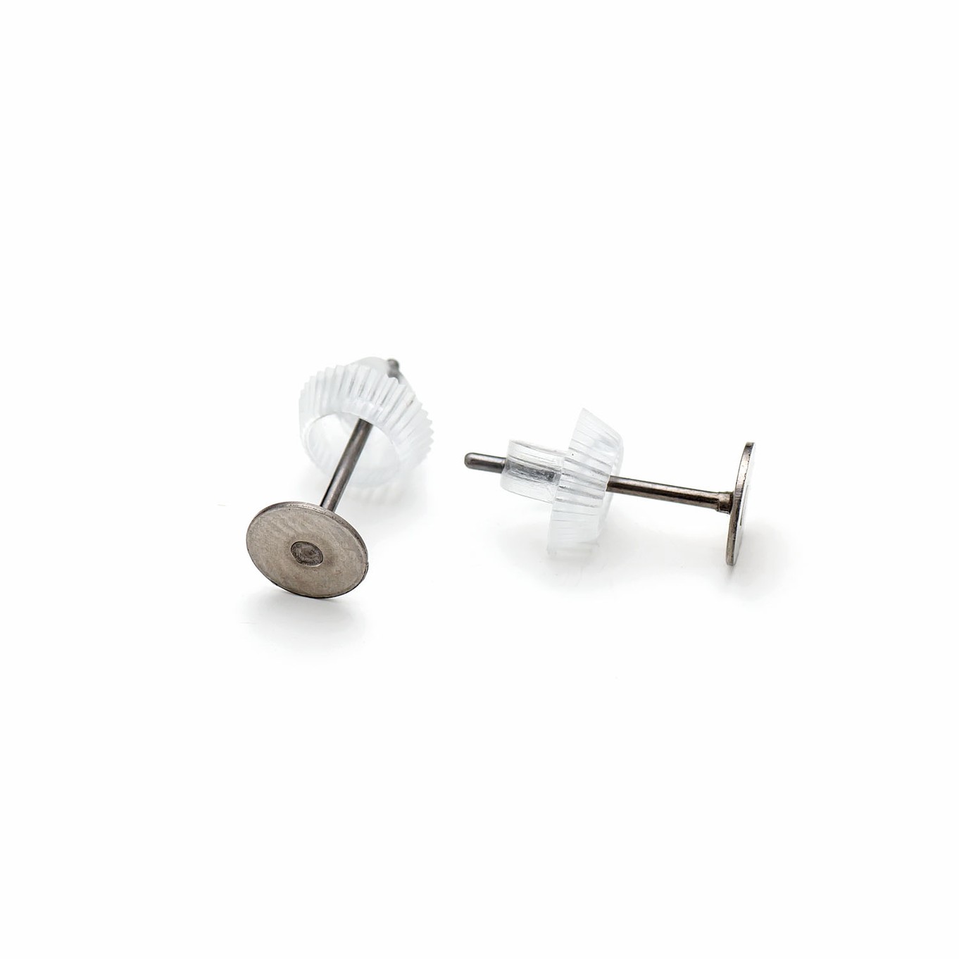 Surgical Steel Earstuds With 5mm Flat Pad