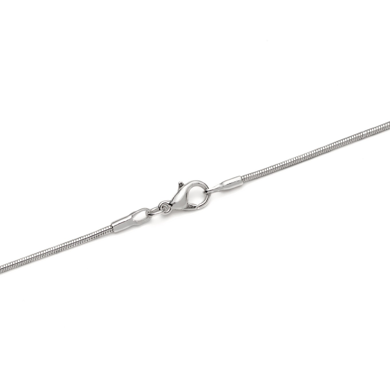 Silver Plated Snake Chain, 40cm Necklet