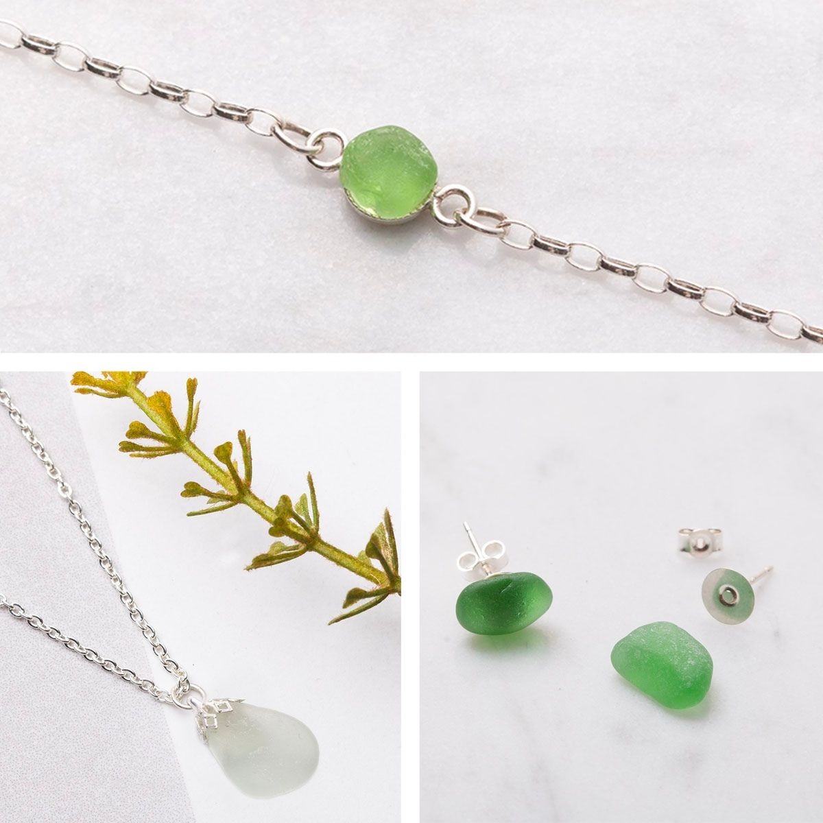 Beginner's Sea Glass Jewellery Bundle