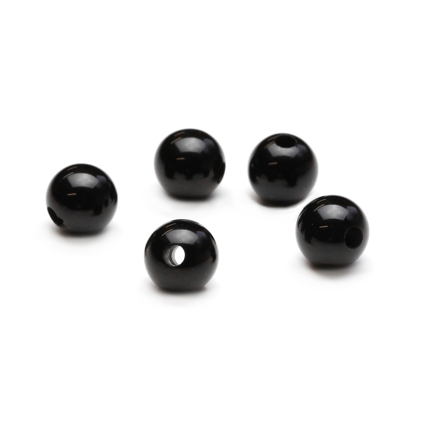 black agate beads