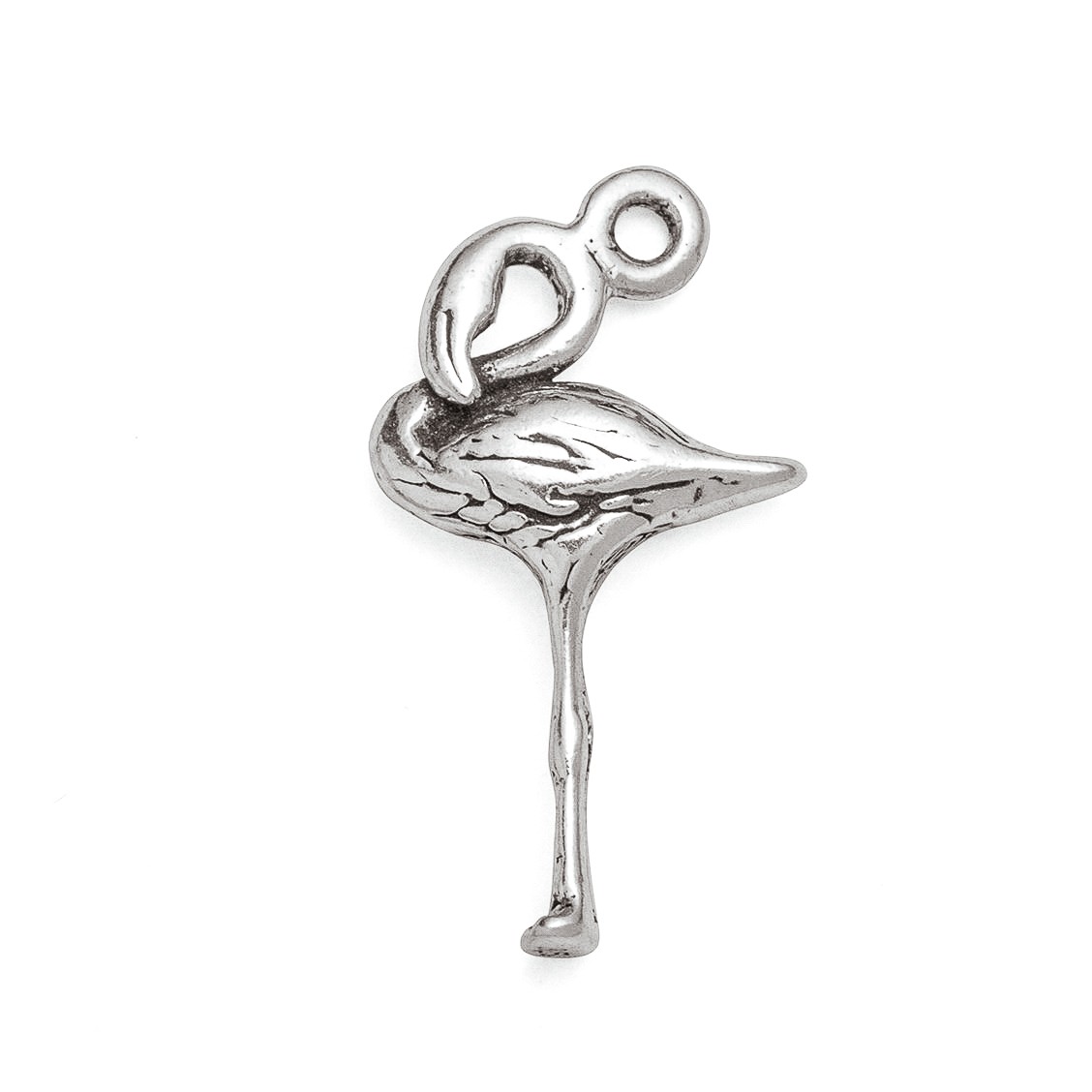 Sterling Silver Flamingo Charm