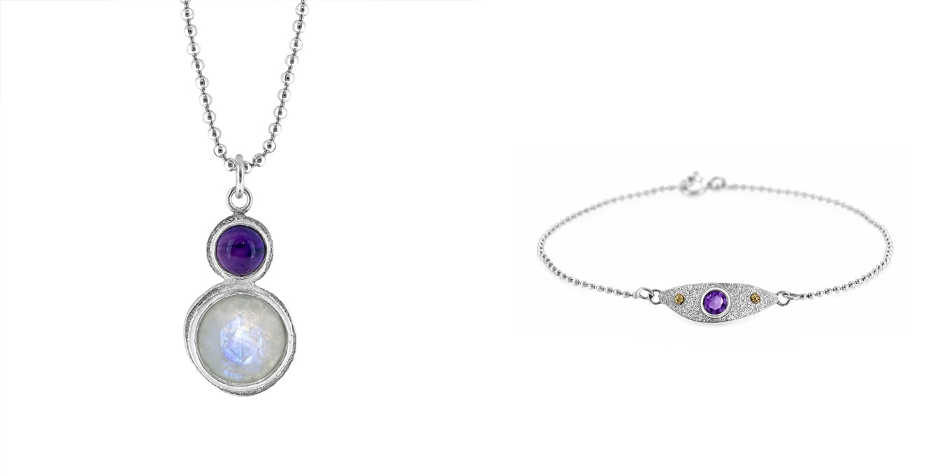 vikki hall amethyst jewellery