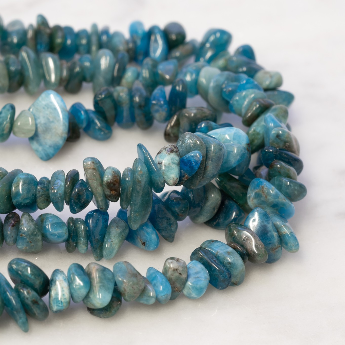 Apatite Chip Beads