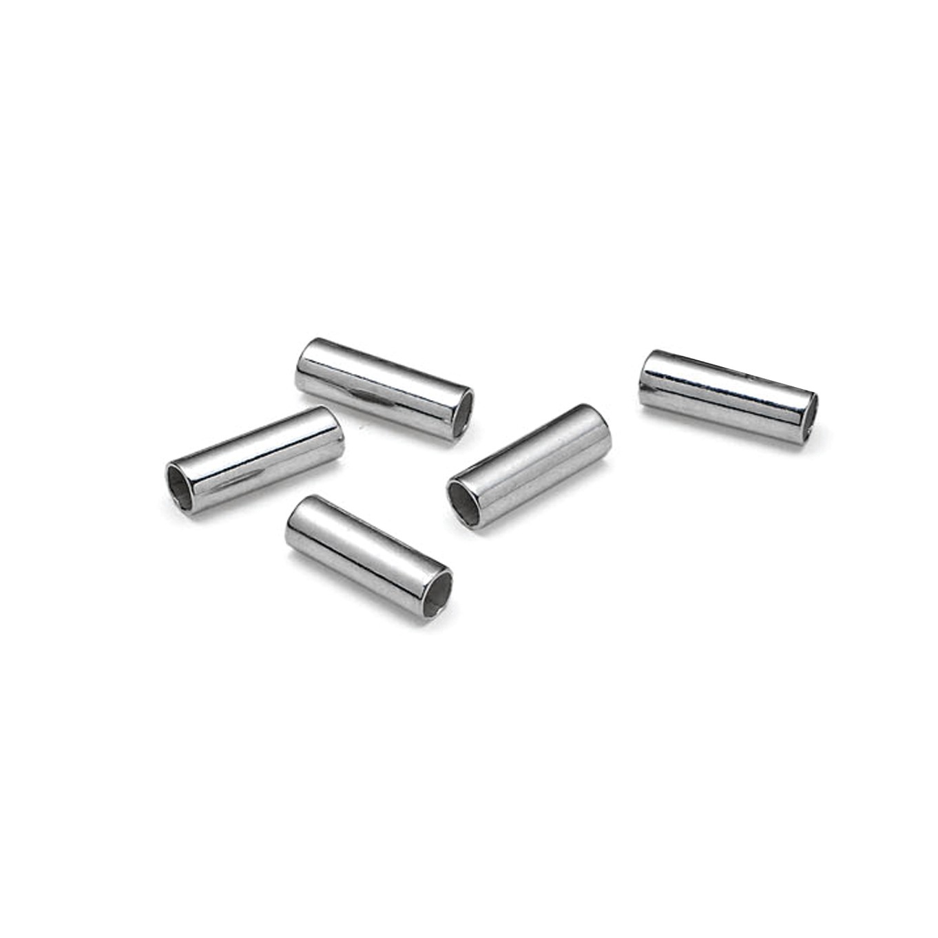 Sterling Silver Tube Beads