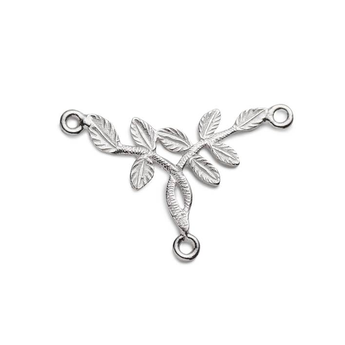 SF190-Sterling Silver Leaf Link-Kernowcraft