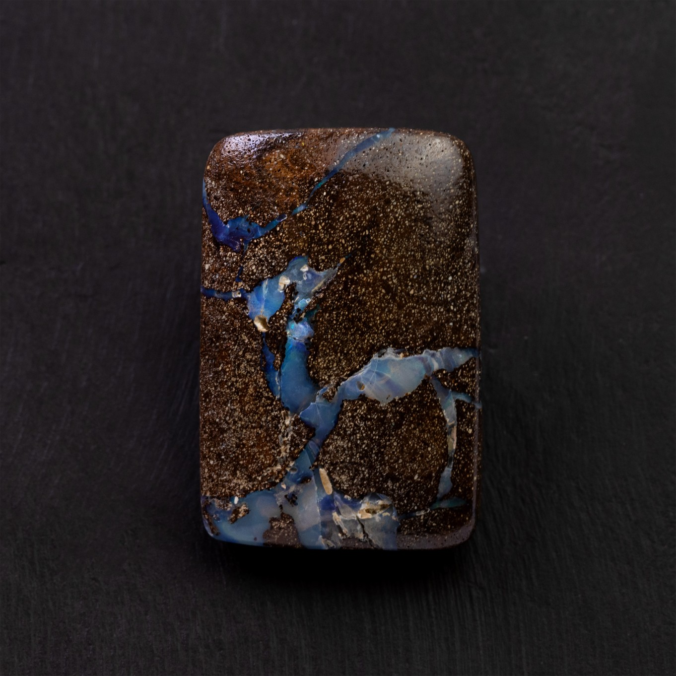 Freeform Australian Boulder Opal, Approx 24x16mm