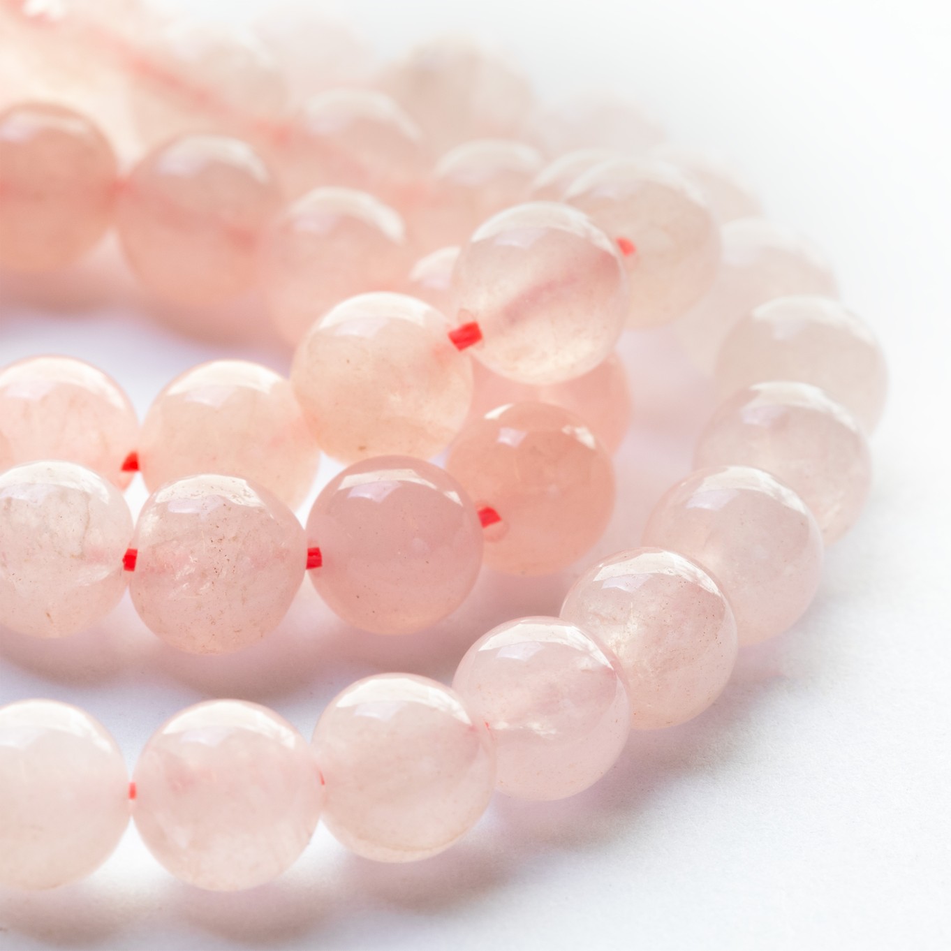 Rose Quartz Round Beads - Various sizes