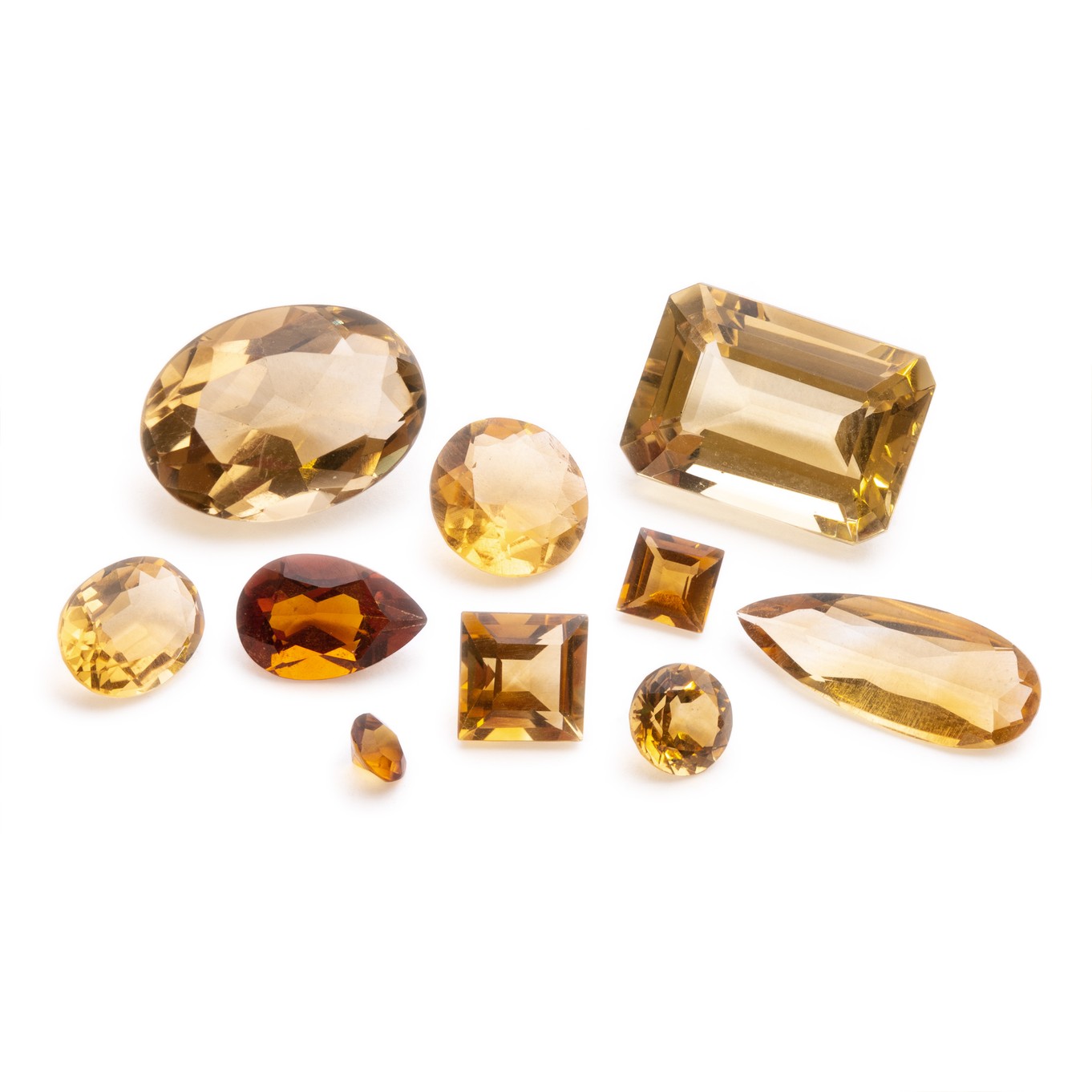 Citrine Faceted Stones