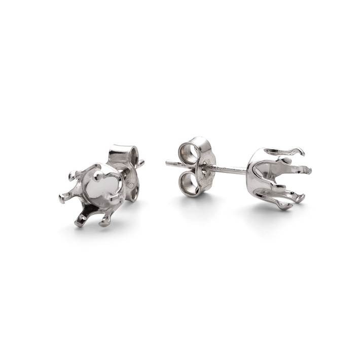 SF159-Sterling Silver Snaptite Earring Settings