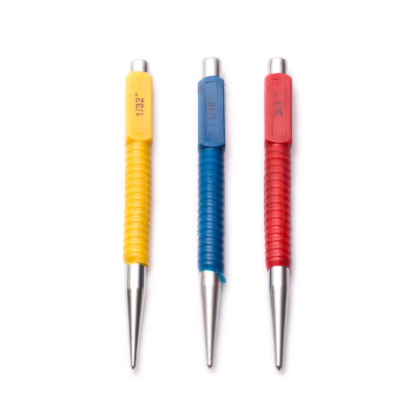 Centre Punch Set, 3 Pack