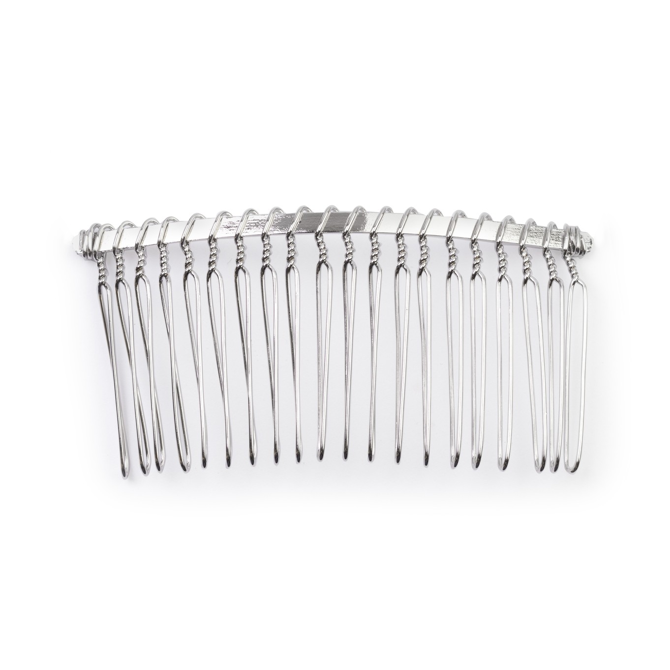 Rhodium Plated Hair Comb